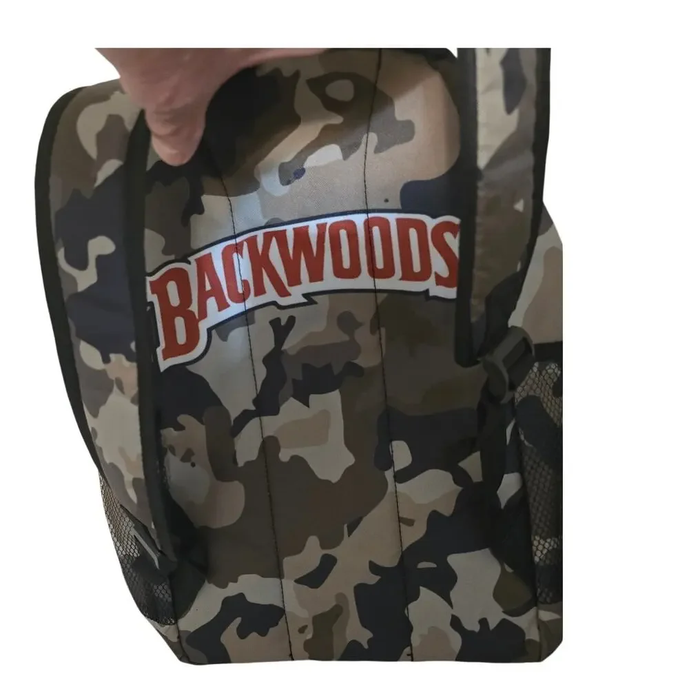 Backwoods camouflage backpack
